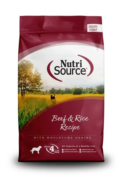 15 Lb Nutrisource Adult Dog Beef & Rice - Treat